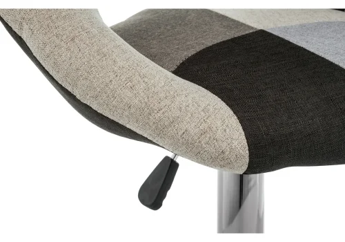 Барный стул Cody 11166 Woodville, серый/ткань, ножки/металл/хром, размеры - *995***540*510 фото 9