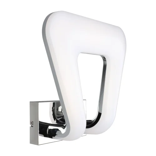 Бра LED Ardore OML-18101-14 Omnilux белый на 1 лампу, основание хром в стиле хай-тек 