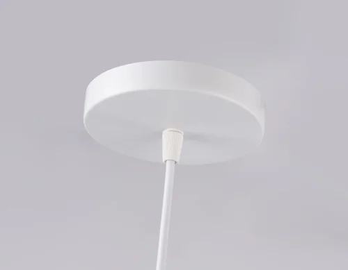 Светильник подвесной TR8437 Ambrella light белый 1 лампа, основание белое в стиле кантри прованс современный  фото 7
