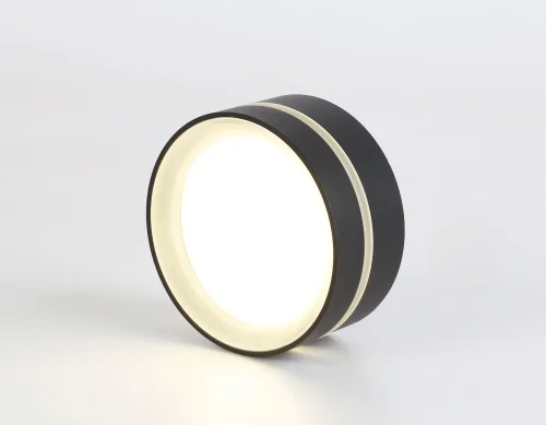 Светильник накладной TN5392 Ambrella light чёрный 1 лампа, основание чёрное в стиле хай-тек современный круглый фото 4