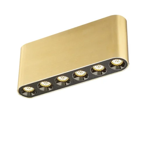 Светильник накладной LED Small 7093/15CL Odeon Light бронзовый на 1 лампу, основание бронзовое в стиле минимализм фото 3