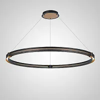 Люстра подвесная HALLVIG D122 201163-23 ImperiumLoft чёрная на 1 лампу, основание чёрное в стиле современный 