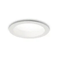 Светильник точечный LED BASIC FI WIDE 30W 4000K Ideal Lux белый на 1 лампу, основание белое в стиле современный 