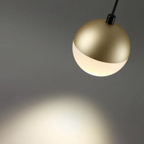 Светильник подвесной встраиваемый Garn 370816 Novotech белый 1 лампа, основание золотое в стиле современный  фото 7
