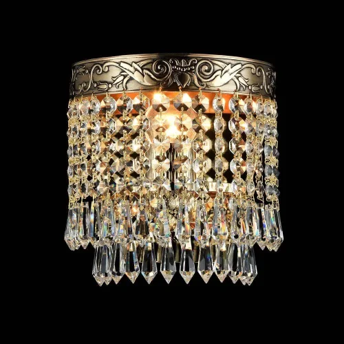 Бра Palace DIA890-WL-01-G Maytoni прозрачный на 1 лампа, основание золотое в стиле классический  фото 3