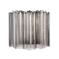 Бра Мурано / Murano 10580W Ash LOFT IT дымчатый чёрный на 3 лампы, основание бронзовое в стиле современный арт-деко 