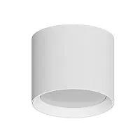 Светильник накладной Intercrus A5548PL-1WH Arte Lamp белый 1 лампа, основание белое в стиле современный круглый