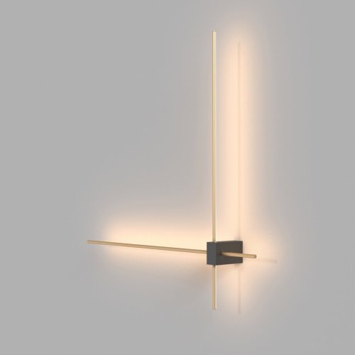 Бра LED Pars C070WL-L12GB3K Maytoni чёрный на 1 лампа, основание чёрное в стиле современный хай-тек минимализм  фото 3