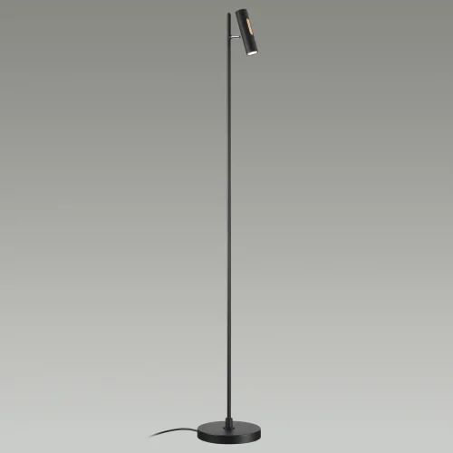 Торшер LED Mali 6643/5FL Odeon Light  чёрный 1 лампа, основание чёрное в стиле хай-тек
 фото 4