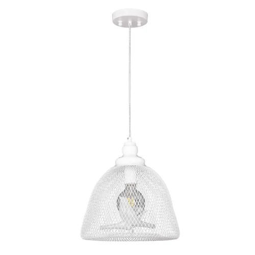 Светильник подвесной Gabbia 1753-1P Favourite белый 1 лампа, основание белое в стиле лофт 