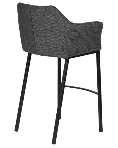 Набор 2 шт Стул барный DOBRIN LUCAS (серая ткань (F-22)) цвет сиденья серая ткань (F-22), цвет основания черный Dobrin, серый/ткань, ножки/металл/, размеры - *1030**** фото 5 Набор 2 шт Стул барный DOBRIN LUCAS (серая ткань (F-22)) цвет сиденья серая ткань (F-22), цвет основания черный Dobrin, серый/ткань, ножки/металл/, размеры - *1030**** фото 5