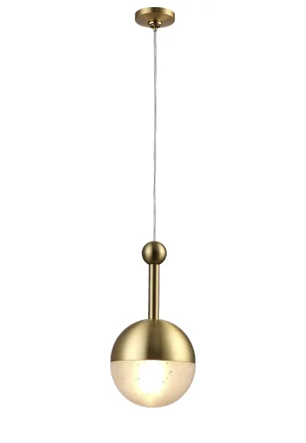 Светильник подвесной TRUENA SP1 BRONZE Crystal Lux прозрачный 1 лампа, основание бронзовое в стиле современный  фото 5