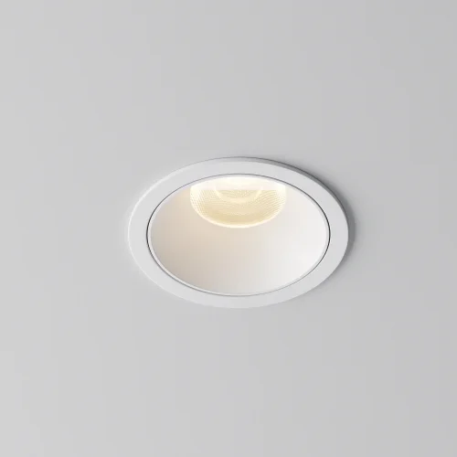 Светильник точечный LED Alfa LED DL043-01-15W3K-RD-W-1 Maytoni белый на 1 лампу, основание белое в стиле современный хай-тек круглый фото 7
