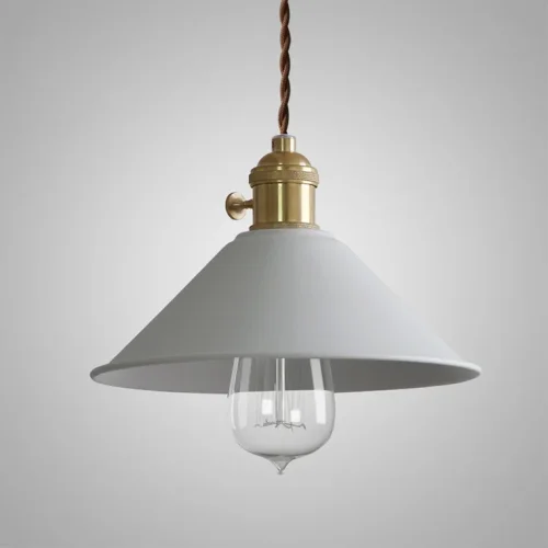 Светильник подвесной BRAID белый 178454-26 ImperiumLoft белый 1 лампа, основание латунь в стиле современный 