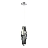 Светильник подвесной Ciara SL1242.103.01 ST-Luce серый чёрный 1 лампа, основание хром в стиле арт-деко 