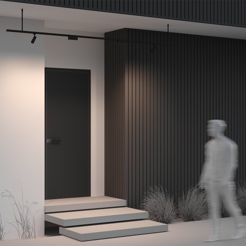 Жесткий подвес для уличной трековой системы Exility IP O-TR001-HL-B300 Maytoni чёрный в стиле хай-тек современный для светильников серии Exility IP exility ip уличная фото 10 Жесткий подвес для уличной трековой системы Exility IP O-TR001-HL-B300 Maytoni чёрный в стиле хай-тек современный для светильников серии Exility IP exility ip уличная фото 10