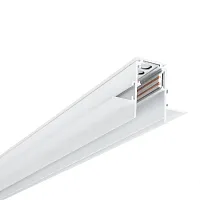 Шинопровод магнитный встраиваемый 1м Linea-Accessories A470133 Arte Lamp белый в стиле  для светильников серии Linea-Accessories шинопровод linea магнитная встраиваемый