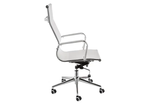 Компьютерное кресло Reus сетка white 15212 Woodville, белый/сетка, ножки/металл/хром, размеры - *1180***540*600 фото 2