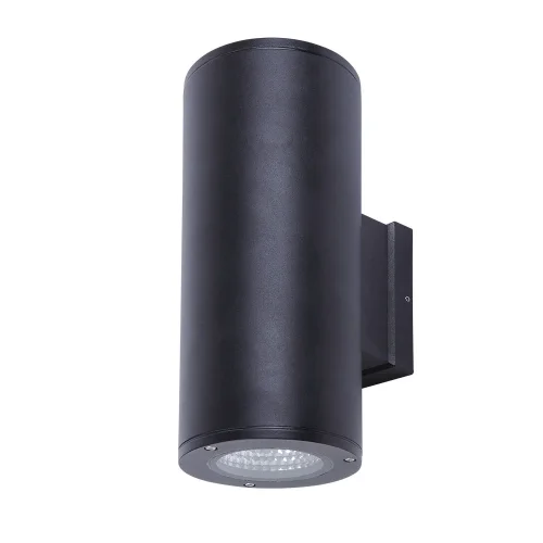 Настенный светильник уличный LED Torcular A2815AL-2BK Arte Lamp уличный IP65 чёрный на 2 лампы, плафон чёрный в стиле современный LED