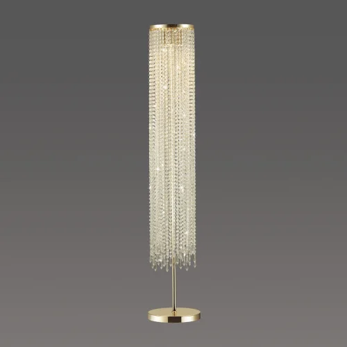 Торшер  Chokka 5028/3F Odeon Light  прозрачный 3 лампы, основание золотое в стиле классический
 фото 4