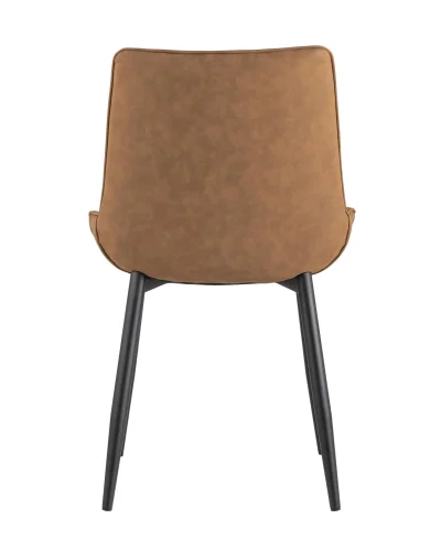 Стул Невада, экокожа, коричневый УТ000002171 Stool Group, коричневый/экокожа, ножки/металл/чёрный, размеры - ****555*600 фото 6