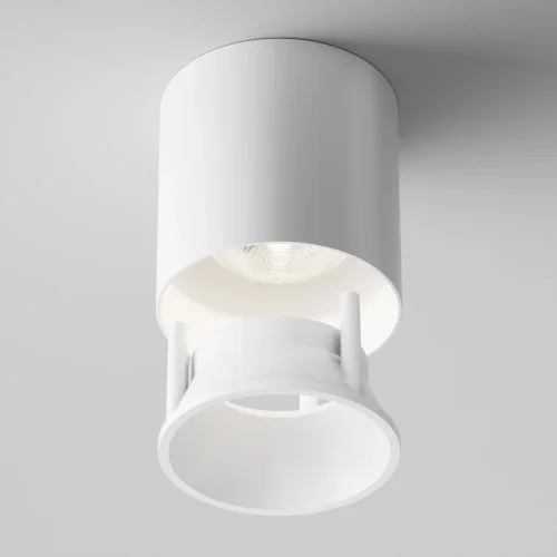Светильник накладной Alfa LED C064CL-L12W4K-D Maytoni белый 1 лампа, основание белое в стиле современный хай-тек круглый фото 5