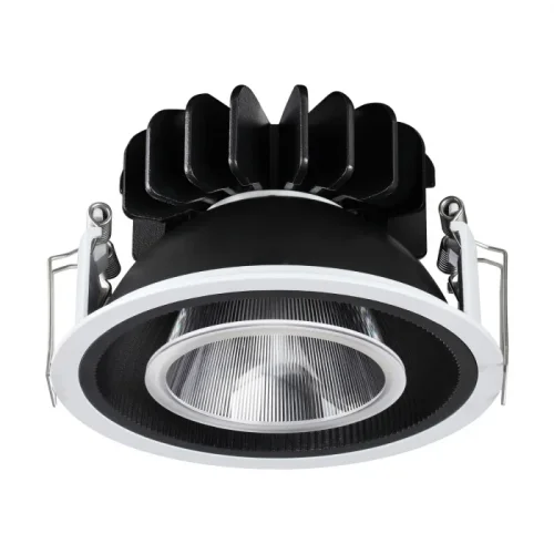 Светильник точечный LED Bind 358513 Novotech белый чёрный 1 лампа, основание чёрное в стиле современный хай-тек 