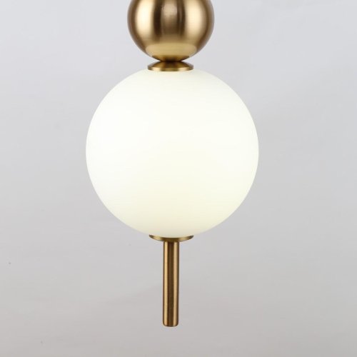 Светильник подвесной LED Chantra 4088-1P F-promo белый 1 лампа, основание латунь в стиле современный  фото 3