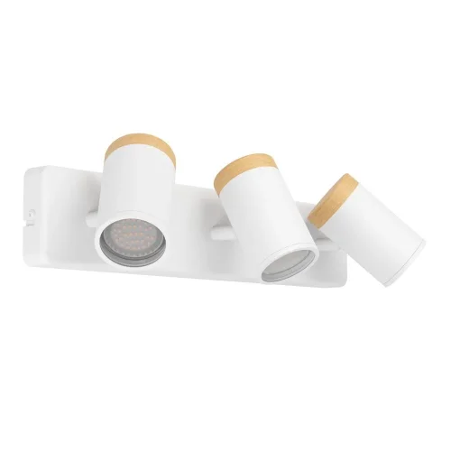 Спот с 3 лампами Consuma 300004 Eglo белый GU10 в стиле современный Спот с 3 лампами Consuma 300004 Eglo белый GU10 в стиле современный