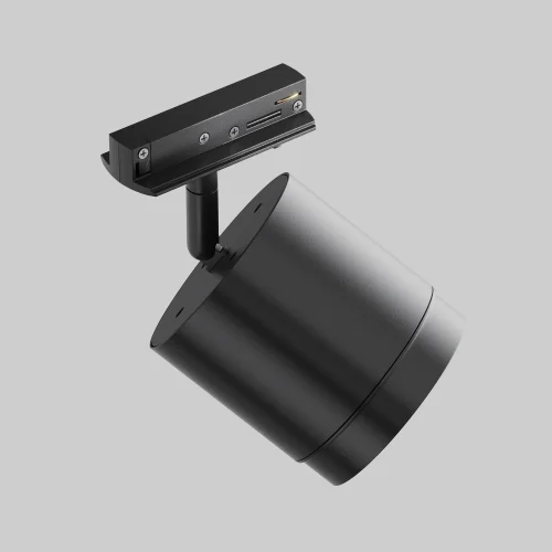 Трековый светильник Single phase track system Unity TR088-1-GX53-B Maytoni чёрный для шинопроводов серии Single phase track system Unity чёрный фото 8