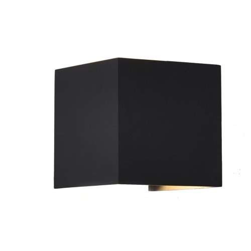 Настенный светильник LED Davos 6524 Mantra уличный IP54 чёрный 1 лампа, плафон чёрный в стиле хай-тек современный LED