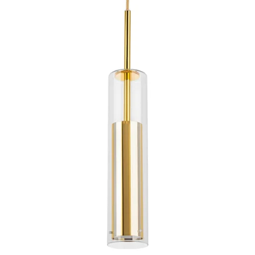 Светильник подвесной Cilino 756012 Lightstar золотой 1 лампа, основание золотое в стиле современный трубочки фото 3