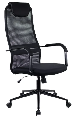 Кресло руководителя EP-705 Сетка Черный EP-705 Mesh Black Everprof, чёрный/сетка ткань, ножки//, размеры - 1170*1240***550*