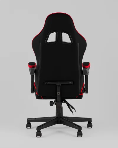 Кресло спортивное TopChairs Phantom, ткань, черно-красный УТ000039473 Stool Group, красный чёрный/текстиль, ножки/полимер/чёрный, размеры - 1250*1350***68* фото 5