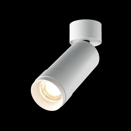 Светильник накладной LED Focus Zoom C055CL-L12W3K-Z-W Maytoni белый на 1 лампу, основание белое в стиле хай-тек современный круглый фото 11
