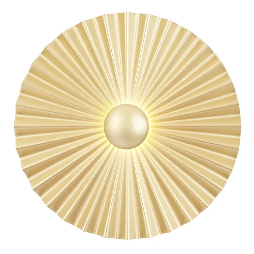Бра LED HOLA AP4W LED D350 Crystal Lux золотой на 1 лампа, основание золотое в стиле современный отражённый свет фото 4