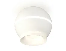 Светильник накладной Techno spot XS1101041 Ambrella light белый 1 лампа, основание белое в стиле современный круглый