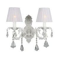 Бра Catanzaro OML-30801-02 Omnilux белый на 2 лампы, основание белое в стиле классический 