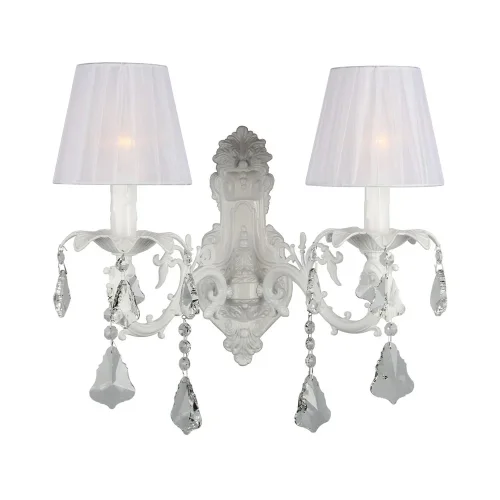 Бра Catanzaro OML-30801-02 Omnilux белый на 2 лампы, основание белое в стиле классический 