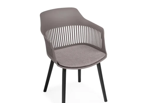 Пластиковый стул Crocs dark gray / black 15712 Woodville, серый/рогожка, ножки/пластик/чёрный, размеры - ****550*600 фото 5