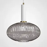 Светильник подвесной Ferm Living chinese lantern С White / Gray 189633-26 ImperiumLoft серый 1 лампа, основание белое в стиле современный лофт 