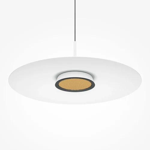 Светильник подвесной LED El MOD041PL-L15W3K1 Maytoni белый на 1 лампу, основание чёрное в стиле минимализм современный фото 4