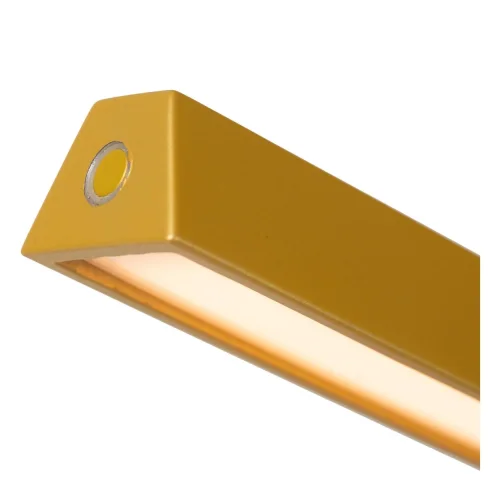 Настольная лампа офисная LED Lavale 44501/03/44 Lucide жёлтая на 1 лампу, основание жёлтое металл в стиле современный минимализм фото 5