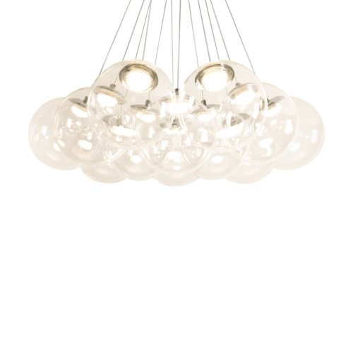 Светильник подвесной LED Verto FR5580PL-L60CH Freya прозрачный на 1 лампу, основание никель в стиле современный шар фото 5 Светильник подвесной LED Verto FR5580PL-L60CH Freya прозрачный на 1 лампу, основание никель в стиле современный шар фото 5
