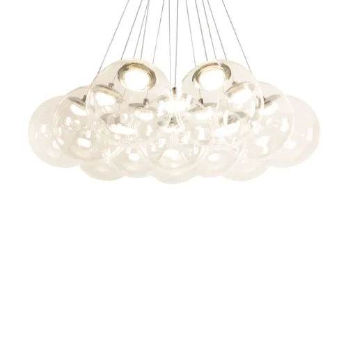 Светильник подвесной LED Verto FR5580PL-L60CH Freya прозрачный на 1 лампу, основание никель в стиле современный шар фото 5 Светильник подвесной LED Verto FR5580PL-L60CH Freya прозрачный на 1 лампу, основание никель в стиле современный шар фото 5