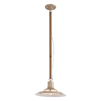 Светильник подвесной Chicago LSP-8742 Lussole бежевый 1 лампа, основание бежевое в стиле лофт кантри 