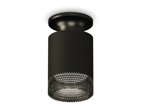Светильник накладной Techno spot XS6302102 Ambrella light чёрный 1 лампа, основание чёрное в стиле современный круглый