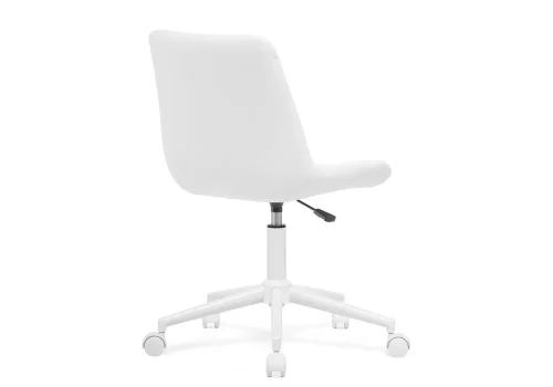 Компьютерное кресло Честер экокожа белая / белый 572592 Woodville, белый/экокожа, ножки/металл/белый, размеры - *920***490*600 фото 5