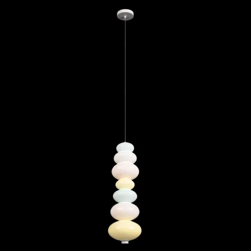Светильник подвесной LED Macaroon 10271P/A LOFT IT разноцветный 1 лампа, основание белое в стиле  молекула шар фото 4