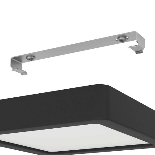 Светильник накладной LED Fueva 5 900586 Eglo белый 1 лампа, основание чёрное в стиле современный квадратный фото 3
